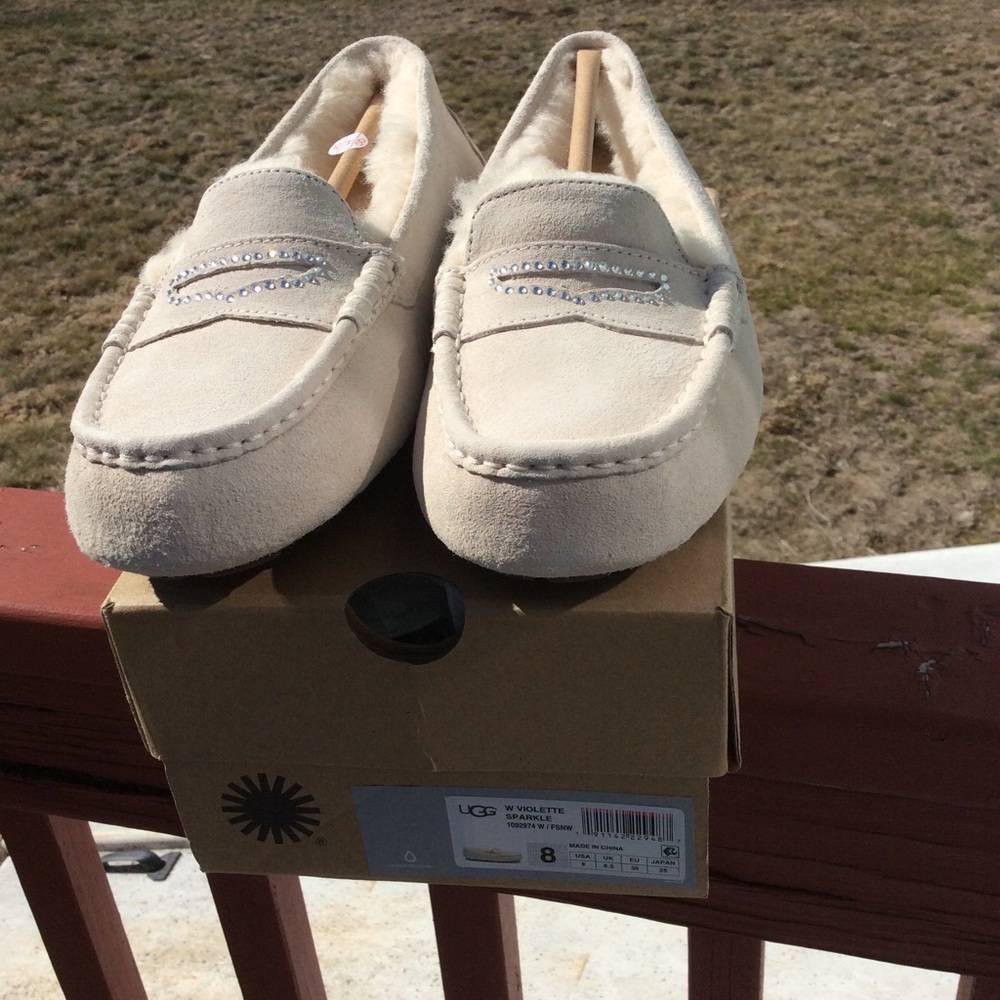 Ugg violette Sparkle Slippers - Picture 2 of 7